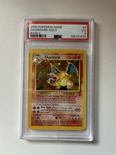 Wizards of the Coast 2000 Pokémon Base Set 2 Charizard Holo 4/130 PSA 3 picture