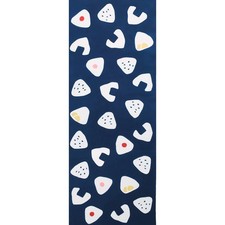 Japanese Tenugui Cotton Hand Towel, 88cm, Onigiri, Hand-Dyed_t047 picture