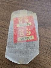 Vintage 1969 State of Maine Registration Sticker picture
