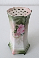 Victorian Edwardian Hand Painted Floral Hat Pin Hatpin Holder 4.5