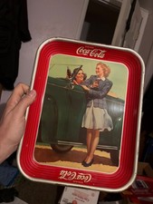 1942 coca cola tray ex con picture