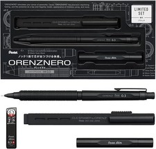 Pentel Orenz Nero Limited Edition Set Black 0.5mm Mechanical Pencil NEW Japan picture