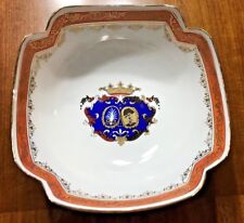 ATQ Bow Chelsea Derby Porcelain Royal Coat of Arms Bowl Vibrant Paint - Chipped picture