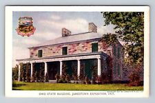 Jamestown VA-Virginia, Jamestown Exposition OH State Building Vintage Postcard picture