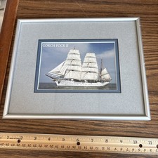 Gorch Fock II 2 West German Ship Professionally Framed Operation Sail Boat Fleet picture