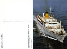 Empresa Insulana - Portuguese cruise ship m.s. FUNCHAL (1973) - One postcard picture