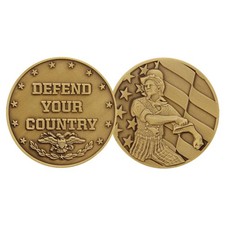 UNCLE SAM DEFEND YOUR COUNTRY COIN picture