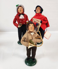 3 BYERS CHOICE Christmas Carolers 1993-95 Retired picture