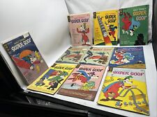 Super Goof comic book lot Gold Key Whitman 10 issues Disneyana 1960’s Issue 2 picture