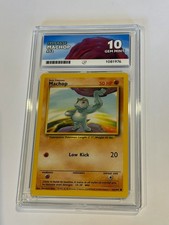 1999, Machop, #52, Base, ACE 10 picture