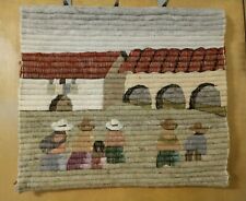 Vintage Weaved Mexican Tapestry picture