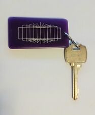 Vintage Hilton Hotel O'Hare Airport Room Key and Fob Room #6092 Chicago, ILL. picture