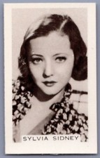 1936 Facchino's Cinema Stars - Sylvia Sydney #78 - *Near Mint* picture
