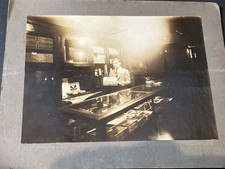 Antique Sepia Photo Tobacconist Drugstore Cuban Cigar Shop  Apothecary 8x10 picture