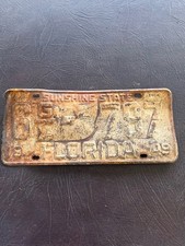 Vintage 1949 Florida License Plate 6G/L-787 picture