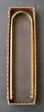 PM ITALY BRASS ICE TONGS GIO PONTI MCM BARWARE NEW & PRISTINE IN ORIGINAL BOX picture