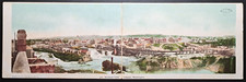 Spokane WA Bird’s-Eye View Panorama Fold-Out Mail Card Edward Mitchell picture