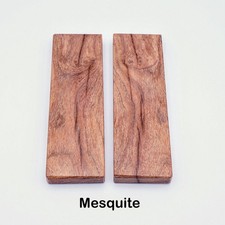 Mesquite, Texas (Honey) Knife Scales (Matching Pair) - You Pick Size & Grain picture