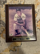 Duke Snyder Autographed And Authenticated. picture