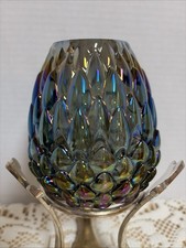 Olsen Glass Design Smoke Carnival Glass Dragon Egg Fairy Lamp- New Ltd Release picture