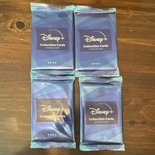 Disney 2022 Disney+ Collectible Cards 4 Sealed Packs, 3 Cards Per Pack picture