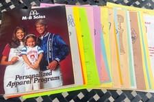 RARE 1970’s/80’s McDonald's For Franchise Operators M-B Sales Advertisements picture