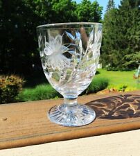 Antique American Brilliant Pairpoint Murillo Butterfly & Flowers Chalice Vase picture