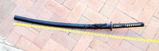 Japanese Katana Sword 28 in Blade Unsharpened w Sheath 41 in Vintage p. picture