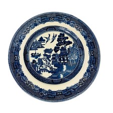 Vintage Blue Willow Johnson Bros England 6.25” Dessert Plate picture