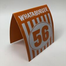 #56 Individual WHATABURGER Restaurant Table Tent Numbers - Glossy picture