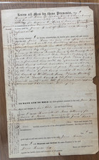1846 MARTHAS VINEYARD LAND DEED WEST TISBURY JANE, HARRIETT, AARON LUCE W/HOUSE picture