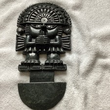 Large Hand Carved Stone Peruvian Tumi picture