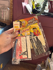 VTG Magic Trick Lot: Mystery Calculator, Trick Pencil, Auto Scratch, Bullet Hole picture