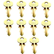 10 Reset Key 2341 Slot Machine Jackpot Relacement Keys picture
