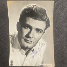 Vintage William Leslie Cinema Postcard, Signature Autograph picture