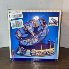 -READ DESC-Lemax ROUNDUP Holiday Village Carnival Midway Ride Train (Won’t Spin) picture