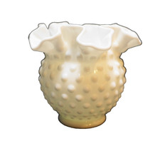 Fenton Hobnail Milk Glass #3854 4 1/2