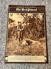 1922 MID WEEK PICTORIAL WEEKLY NEWSPAPER BABE RUTH MULTI PLAYER PHOTOS MAR 23 picture