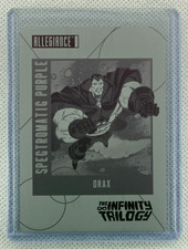 2023 Upper Deck Marvel Allegiance The Infinity Trilogy Drax Printing Plate 1/1 picture
