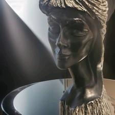 Vintage Frank Schirman 1967 KOANIA Beauties With Black Coral Hawaii Lady  picture