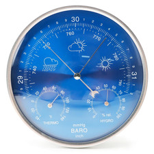 3-In-1 All-Season Wall Hanging Thermometer, Barometer, Hygrometer | Accurate picture