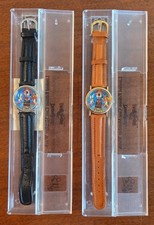 TWO 1989 Disneyland SPLASH MOUNTAIN LE Cast Member Watches ORIGINAL OWNER Rare picture