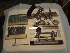 Very Nice Vintage Stanley No. 45 Combination Plow Plane, w/ 20 cutters picture