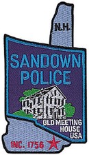 Sandown New Hampshire Police Patch Collectible New picture