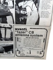 1976 Avanti Fazer CB Antenna System Print Ad Trucker Radio picture