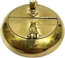 Nautical Handmed Vintage Brass Ashtray Cigar Cigarette Tobacco Anchor, Gift picture