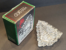 Vtg Gorham Crystal Christmas Tree Box Full Lead C540 Germany w/Original Box picture