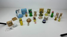 Vintage Avon Mini Perfume Bottle Lot 14 Boxed Colognes Christmas Bear Burro Lamb picture