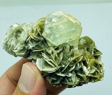 Translucent light green classic Fluorite With Mica@skardu picture