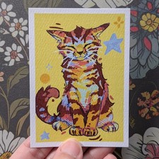 ACEO Print Star Kitty #1 by TheFrogPrincess picture